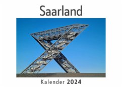 Saarland (Wandkalender 2024, Kalender DIN A4 quer, Monatskalender im Querformat mit Kalendarium, Das perfekte Geschenk) - Müller, Anna