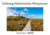 Schleswig-Holsteinisches Wattenmeer (Wandkalender 2024, Kalender DIN A4 quer, Monatskalender im Querformat mit Kalendarium, Das perfekte Geschenk)