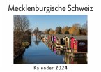 Mecklenburgische Schweiz (Wandkalender 2024, Kalender DIN A4 quer, Monatskalender im Querformat mit Kalendarium, Das perfekte Geschenk)