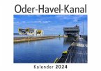 Oder-Havel-Kanal (Wandkalender 2024, Kalender DIN A4 quer, Monatskalender im Querformat mit Kalendarium, Das perfekte Geschenk)