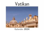 Vatikan (Wandkalender 2024, Kalender DIN A4 quer, Monatskalender im Querformat mit Kalendarium, Das perfekte Geschenk)