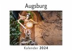 Augsburg (Wandkalender 2024, Kalender DIN A4 quer, Monatskalender im Querformat mit Kalendarium, Das perfekte Geschenk)