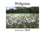 Wollgräser (Wandkalender 2024, Kalender DIN A4 quer, Monatskalender im Querformat mit Kalendarium, Das perfekte Geschenk)