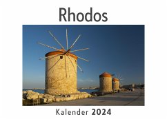 Rhodos (Wandkalender 2024, Kalender DIN A4 quer, Monatskalender im Querformat mit Kalendarium, Das perfekte Geschenk) - Müller, Anna