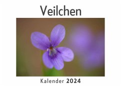 Veilchen (Wandkalender 2024, Kalender DIN A4 quer, Monatskalender im Querformat mit Kalendarium, Das perfekte Geschenk) - Müller, Anna
