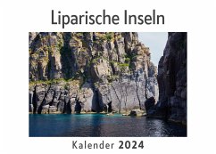 Liparische Inseln (Wandkalender 2024, Kalender DIN A4 quer, Monatskalender im Querformat mit Kalendarium, Das perfekte Geschenk) - Müller, Anna