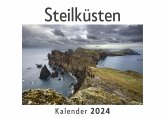 Steilküsten (Wandkalender 2024, Kalender DIN A4 quer, Monatskalender im Querformat mit Kalendarium, Das perfekte Geschenk)