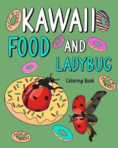 Kawaii Food and Ladybug Coloring Book - Paperland