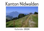 Kanton Nidwalden (Wandkalender 2024, Kalender DIN A4 quer, Monatskalender im Querformat mit Kalendarium, Das perfekte Geschenk)