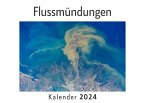 Flussmündungen (Wandkalender 2024, Kalender DIN A4 quer, Monatskalender im Querformat mit Kalendarium, Das perfekte Geschenk)