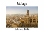 Malaga (Wandkalender 2024, Kalender DIN A4 quer, Monatskalender im Querformat mit Kalendarium, Das perfekte Geschenk)