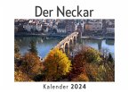 Der Neckar (Wandkalender 2024, Kalender DIN A4 quer, Monatskalender im Querformat mit Kalendarium, Das perfekte Geschenk)