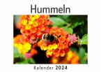 Hummeln (Wandkalender 2024, Kalender DIN A4 quer, Monatskalender im Querformat mit Kalendarium, Das perfekte Geschenk)