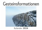 Gesteinsformationen (Wandkalender 2024, Kalender DIN A4 quer, Monatskalender im Querformat mit Kalendarium, Das perfekte Geschenk)