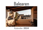 Balearen (Wandkalender 2024, Kalender DIN A4 quer, Monatskalender im Querformat mit Kalendarium, Das perfekte Geschenk)