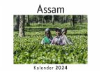 Assam (Wandkalender 2024, Kalender DIN A4 quer, Monatskalender im Querformat mit Kalendarium, Das perfekte Geschenk)