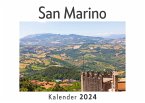 San Marino (Wandkalender 2024, Kalender DIN A4 quer, Monatskalender im Querformat mit Kalendarium, Das perfekte Geschenk)