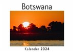 Botswana (Wandkalender 2024, Kalender DIN A4 quer, Monatskalender im Querformat mit Kalendarium, Das perfekte Geschenk)