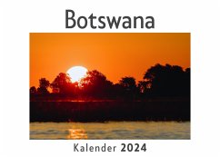 Botswana (Wandkalender 2024, Kalender DIN A4 quer, Monatskalender im Querformat mit Kalendarium, Das perfekte Geschenk) - Müller, Anna