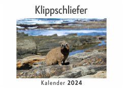 Klippschliefer (Wandkalender 2024, Kalender DIN A4 quer, Monatskalender im Querformat mit Kalendarium, Das perfekte Geschenk) - Müller, Anna