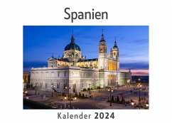 Spanien (Wandkalender 2024, Kalender DIN A4 quer, Monatskalender im Querformat mit Kalendarium, Das perfekte Geschenk) - Müller, Anna