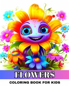 Flowers Coloring Book for Kids - Peay, Regina