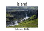 Island (Wandkalender 2024, Kalender DIN A4 quer, Monatskalender im Querformat mit Kalendarium, Das perfekte Geschenk)