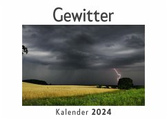 Gewitter (Wandkalender 2024, Kalender DIN A4 quer, Monatskalender im Querformat mit Kalendarium, Das perfekte Geschenk) - Müller, Anna