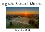 Englischer Garten in München (Wandkalender 2024, Kalender DIN A4 quer, Monatskalender im Querformat mit Kalendarium, Das perfekte Geschenk)