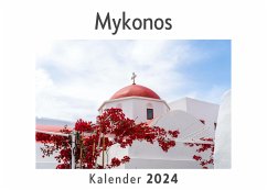 Mykonos (Wandkalender 2024, Kalender DIN A4 quer, Monatskalender im Querformat mit Kalendarium, Das perfekte Geschenk) - Müller, Anna