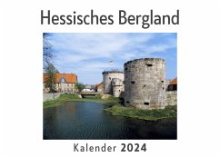 Hessisches Bergland (Wandkalender 2024, Kalender DIN A4 quer, Monatskalender im Querformat mit Kalendarium, Das perfekte Geschenk) - Müller, Anna