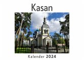 Kasan (Wandkalender 2024, Kalender DIN A4 quer, Monatskalender im Querformat mit Kalendarium, Das perfekte Geschenk)
