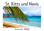 St. Kitts und Nevis (Wandkalender 2024, Kalender DIN A4 quer, Monatskalender im Querformat mit Kalendarium, Das perfekte Geschenk)