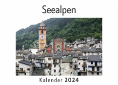 Seealpen (Wandkalender 2024, Kalender DIN A4 quer, Monatskalender im Querformat mit Kalendarium, Das perfekte Geschenk) - Müller, Anna