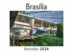 Brasilia (Wandkalender 2024, Kalender DIN A4 quer, Monatskalender im Querformat mit Kalendarium, Das perfekte Geschenk)