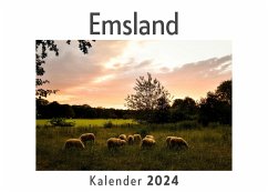 Emsland (Wandkalender 2024, Kalender DIN A4 quer, Monatskalender im Querformat mit Kalendarium, Das perfekte Geschenk) - Müller, Anna