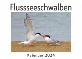 Flussseeschwalben (Wandkalender 2024, Kalender DIN A4 quer, Monatskalender im Querformat mit Kalendarium, Das perfekte Geschenk)