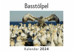 Cover Basstölpel (Wandkalender 2024, Kalender DIN A4 quer, Monatskalender im Querformat mit Kalendarium, Das perfekte Geschenk)