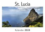 St. Lucia (Wandkalender 2024, Kalender DIN A4 quer, Monatskalender im Querformat mit Kalendarium, Das perfekte Geschenk)