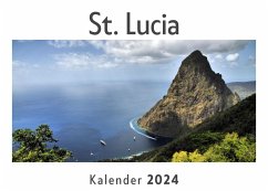 St. Lucia (Wandkalender 2024, Kalender DIN A4 quer, Monatskalender im Querformat mit Kalendarium, Das perfekte Geschenk) - Müller, Anna