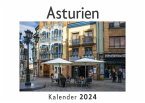 Asturien (Wandkalender 2024, Kalender DIN A4 quer, Monatskalender im Querformat mit Kalendarium, Das perfekte Geschenk)