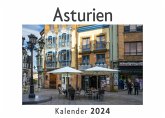 Asturien (Wandkalender 2024, Kalender DIN A4 quer, Monatskalender im Querformat mit Kalendarium, Das perfekte Geschenk)