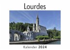 Lourdes (Wandkalender 2024, Kalender DIN A4 quer, Monatskalender im Querformat mit Kalendarium, Das perfekte Geschenk)