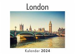 London (Wandkalender 2024, Kalender DIN A4 quer, Monatskalender im Querformat mit Kalendarium, Das perfekte Geschenk) - Müller, Anna