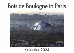 Bois de Boulogne in Paris (Wandkalender 2024, Kalender DIN A4 quer, Monatskalender im Querformat mit Kalendarium, Das perfekte Geschenk) - Müller, Anna