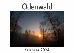 Odenwald (Wandkalender 2024, Kalender DIN A4 quer, Monatskalender im Querformat mit Kalendarium, Das perfekte Geschenk) - Müller, Anna