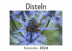 Disteln (Wandkalender 2024, Kalender DIN A4 quer, Monatskalender im Querformat mit Kalendarium, Das perfekte Geschenk)