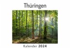 Thüringen (Wandkalender 2024, Kalender DIN A4 quer, Monatskalender im Querformat mit Kalendarium, Das perfekte Geschenk)