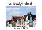 Schleswig-Holstein (Wandkalender 2024, Kalender DIN A4 quer, Monatskalender im Querformat mit Kalendarium, Das perfekte Geschenk)