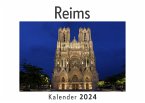 Reims (Wandkalender 2024, Kalender DIN A4 quer, Monatskalender im Querformat mit Kalendarium, Das perfekte Geschenk)